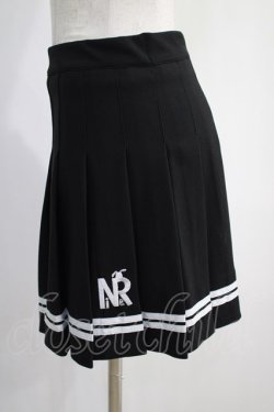 画像2: NieR Clothing / プリーツミニスカート  黒 H-25-01-16-033-PU-SK-KB-ZH