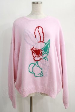 画像1: Candy Stripper / COOL BUNNY KNIT  ピンク H-25-01-16-035-PU-TO-KB-ZH