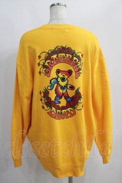 画像3: Candy Stripper / TIE DYE DEAD BEAR SWEAT 2 GOLD YELLOW H-25-01-16-046-PU-TO-KB-ZH