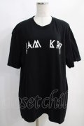 KRY CLOTHING / バックプリントTシャツ  黒×白 H-25-01-16-048-EL-TO-KB-ZH