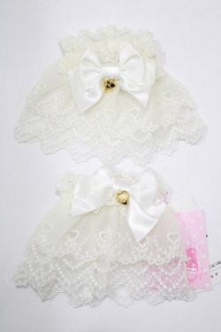 画像1: Angelic Pretty / ハートチャームお袖とめ  オフ H-25-01-17-047-AP-ZA-NS-ZH