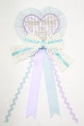 Angelic Pretty / MELODY TOYSハートワッペンブローチ  ラベンダー/サックス H-25-01-17-050-AP-AC-NS-ZH