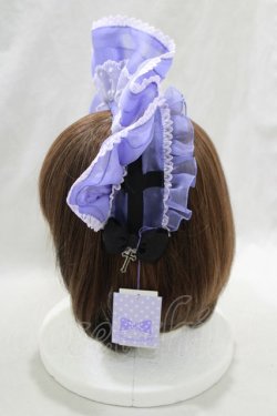 画像2: Angelic Pretty / Dolly Crossブリム付カチューシャ  ラベンダー H-25-01-17-070-AP-AC-NS-ZH