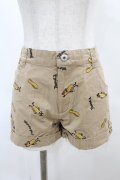 Candy Stripper / PEANUTS SHORT PANTS S ベージュ H-25-01-18-1035-PU-PA-KB-ZH