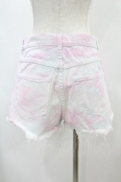 画像2: Candy Stripper / DAMAGE SHORT PANTS S ミックスカラー H-25-01-18-1036-PU-PA-KB-ZH