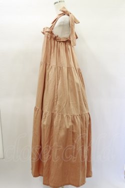 画像3: Katie / COVEN tiered dress  オレンジベージュ H-25-01-20-1044-LO-OP-KB-ZH