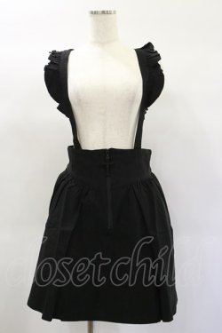 画像1: KILL STAR / YUNA SUSPENDER SKIRT S ブラック H-25-01-20-1033-SL-SK-KB-ZH