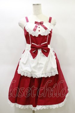 画像4: Angelic Pretty / Charmingロップイヤージャンパースカートセット Free レッド H-25-01-20-074-AP-OP-NS-ZH