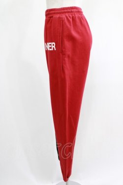 画像2: NieR Clothing / TWO-TONE SWEAT PANTS  黒×赤 H-25-01-21-1047-PU-PA-KB-ZH