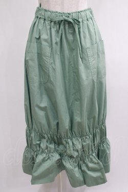 画像1: Jane Marple Dans Le Salon / Vintage satin bubble skirt  ミント H-25-01-21-1052-JM-SK-KB-ZH