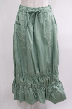 画像1: Jane Marple Dans Le Salon / Vintage satin bubble skirt  ミント H-25-01-21-1053-JM-SK-KB-ZH