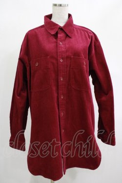 画像1: MILKBOY / CORDUROY SHIRTS  ワイン H-25-01-21-1056-MB-BL-KB-ZH