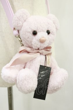 画像2: Candy Stripper / TEDDY BEAR SHOULDER BAG  PINK H-25-01-21-035-PU-BG-KB-ZH