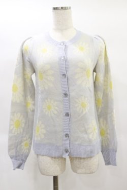 画像1: Candy Stripper / DAISY KNIT CARDIGAN  サックス H-25-01-21-060-PU-TO-KB-ZH