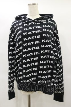 画像1: Katie / KATIE LOGO FAB BIG HOODIE  黒 H-25-01-22-017-LO-TO-KB-ZH