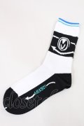 MILKBOY / Arrow socks  白×黒 H-25-01-24-2009-MB-ZA-KB-ZH