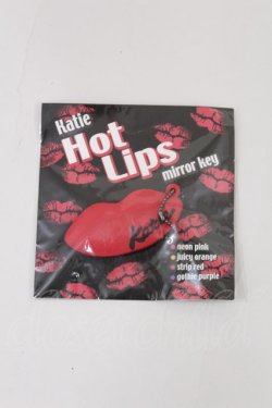 画像1: Katie / Hot Lips ミラーキーホルダー  赤 H-25-01-24-2011-LO-ZA-KB-ZH