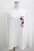 MILKBOY / B LONG SLEEVE TEE  ホワイト H-25-01-26-048-MB-TO-KB-ZH