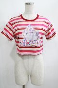 LAND by MILKBOY / HUSH BUNNY TEE  赤 H-25-01-26-060-MB-TO-KB-ZH