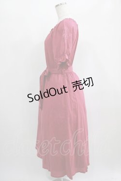 画像2: an another angelus / ローズ刺繍オフショルロングワンピース Free SHOCKING PINK H-25-01-27-022-CA-OP-NS-ZH