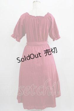 画像3: an another angelus / ローズ刺繍オフショルロングワンピース Free SHOCKING PINK H-25-01-27-022-CA-OP-NS-ZH