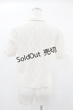 画像2: an another angelus / スカラップ使い総レースブラウス Free OFF WHITE H-25-02-02-1053-CA-BL-NS-ZH