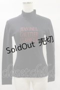 Jean Paul GAULTIER / ハイネックカットソー 40 黒 H-25-02-02-015-GO-TO-KB-ZH