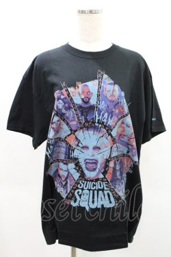 画像1: MILKBOY / SUICIDE SQUAD LOGO TEE L ブラック H-25-02-05-1017-MB-TO-KB-ZT231