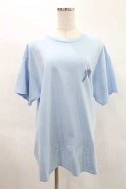 画像1: MILKBOY / SECRET KEYS TEE L ライトブルー H-25-02-05-1019-MB-TO-KB-ZT231