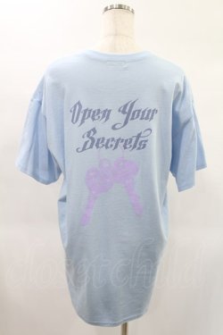 画像2: MILKBOY / SECRET KEYS TEE L ライトブルー H-25-02-05-1019-MB-TO-KB-ZT231