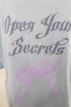 画像3: MILKBOY / SECRET KEYS TEE L ライトブルー H-25-02-05-1019-MB-TO-KB-ZT231