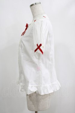 画像2: Angelic Pretty / Dessert Berryブラウス Free オフ/レッド H-25-02-06-049-AP-BL-NS-ZH