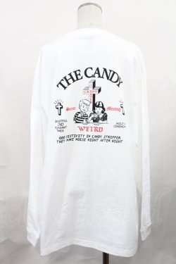 画像2: Candy Stripper / THE CANDY L/S TEE  ホワイト H-25-02-06-1006-PU-TO-KB-ZH