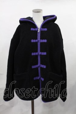 画像1: Candy Stripper / HUG HUG KOALA BOA CHINA JACKET  ブラック H-25-02-06-1011-PU-JA-KB-ZH