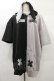 画像1: NieR Clothing / うさ耳付きTWO-TONE SHORT SLEEVE OUTER  黒×グレー H-25-02-08-041-PU-TO-KB-ZH (1)