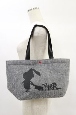 画像1: NieR Clothing / バッグインバッグ付バッグ  グレー H-25-02-08-015-PU-BG-KB-ZH