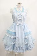 Angelic Pretty / Candyストライプリボンワンピース Free サックス H-25-02-09-001-AP-OP-NS-ZH