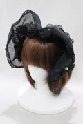 Angelic Pretty / ブリム付カチューシャ  ブラック H-25-02-11-075-AP-AC-NS-ZH