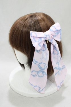 画像1: Angelic Pretty / Sweetie Ribbonリボンクリップ  ピンク/サックス H-25-02-11-079-AP-AC-NS-ZH