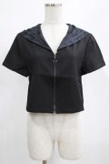 PUNK RAVE / Chinese Style Silk Fan black sailor collar girl uniform jacket M ブラック H-25-02-12-050-PU-TO-KB-ZY