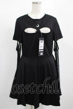 画像1: PUNK RAVE / HYPNOS DRESS XL-XXL ブラック H-25-02-12-011-PU-OP-KB-ZS