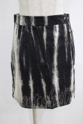 PUNK RAVE / ASPHALT TIE DIE SKIRT S ブラック H-25-02-12-025-PU-SK-KB-ZS