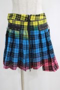 PUNK RAVE / COLOUR PUNK SKIRT M ミックスカラー H-25-02-12-028-PU-SK-KB-ZI