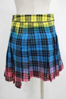 画像3: PUNK RAVE / COLOUR PUNK SKIRT XS ミックスカラー H-25-02-12-029-PU-SK-KB-OS