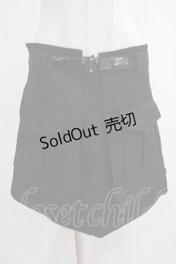 画像1: PUNK RAVE / Captive State Skirt XL ブラック H-25-02-12-030-PU-SK-KB-ZH