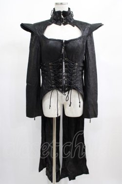 画像1: PUNK RAVE / Blitzkrieg coat M ブラック H-25-02-13-037-PU-CO-KB-ZT-C006