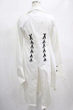 画像3: PUNK RAVE / Vampire bat white shit-dress XS ホワイト H-25-02-13-040-PU-OP-KB-ZS