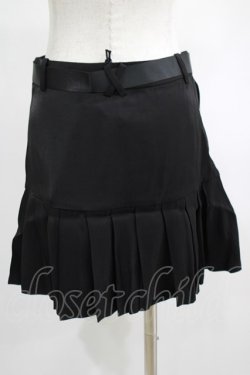 画像2: PUNK RAVE / pleated skirt with waist bag S ブラック H-25-02-13-045-PU-SK-KB-ZS