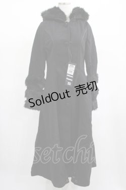 画像1: PYON PYON / Frozen night coat S ブラック H-25-02-13-005-PU-CO-KB-ZH