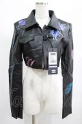 PUNK RAVE / SHE-DRAGON CROP JACKET XS ブラック H-25-02-13-055-PU-JA-KB-OS